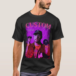 Custom Bootleg 90s Vaporwave Purple T-Shirt