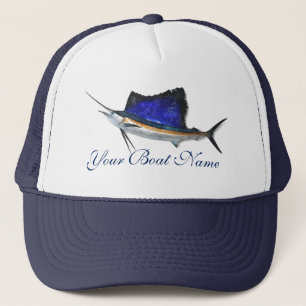 Custom Bootname Sailfish Trucker Hat Truckerkappe