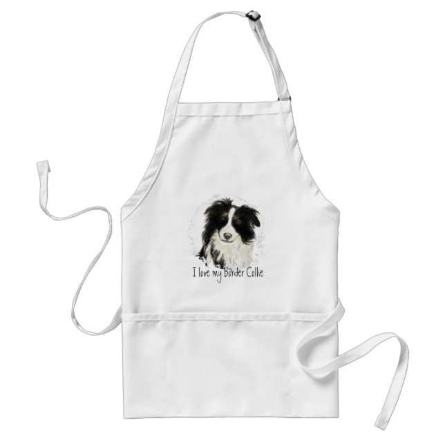 Custom Border Collie - Dog Collection Schürze (Vorne)