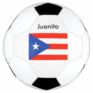 Custom Boricua Personalisiert Puerto Rico Bandera Fußball