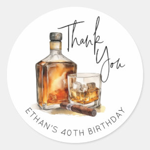 Custom Bourbon Danke Stickers Whiskey Labels