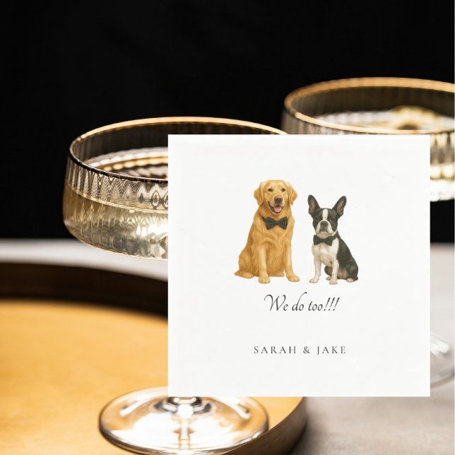 Custom Bow Krawatte 2 Pet Wedkins Serviette (Von Creator hochgeladen)