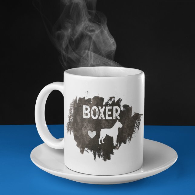Custom Boxer Vater Vatertag Hund Lover Kaffeetasse (Von Creator hochgeladen)