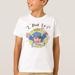 Custom Boy Graduate Abschluss T - Shirt