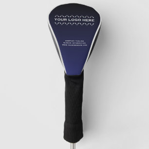 Custom Brand Golf Head Cover Navy Blue Headcover