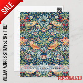 Custom Brand William Morris Birds Pattern Postkarte