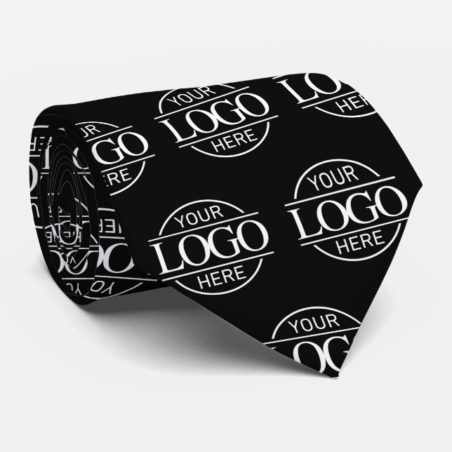 Custom Branding Business Logo Pattern Promotional Krawatte (Gerollt)
