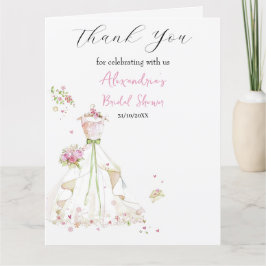 Custom Brautparty Dress Vielen Dank Dankeskarte