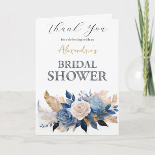 Custom Brautparty Rose Vielen Dank Dankeskarte