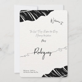 Custom Bridal Shower Einladung - Elegantes Skript