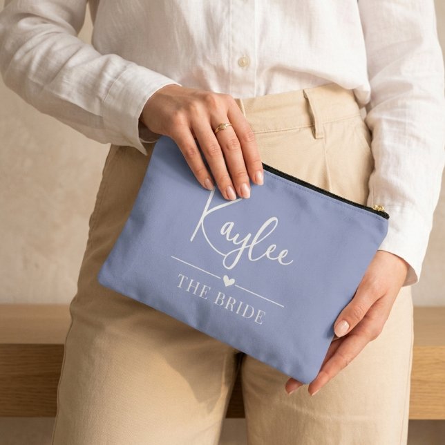 Custom Bridal Shower Favor Pouch, Future Mrs Gift Zubehörtasche (custom bridesmaid makeup pouch, personalized bridal party pouch gift, bridesmaid proposal pouch gift)