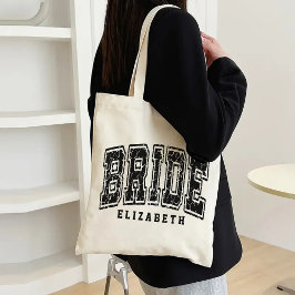 Custom Bride Bag, Vintager Junggeselinnen-Abschied Tragetasche