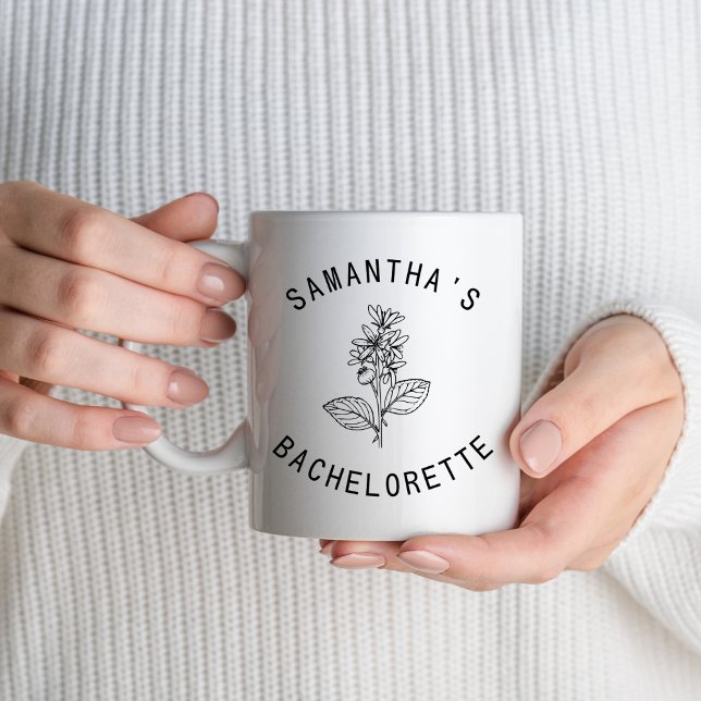 Custom Bride Junggeselinnen-Abschied Verlobt Futur Kaffeetasse (Von Creator hochgeladen)