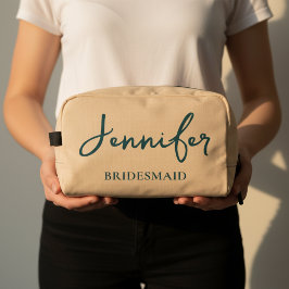 Custom Bridesmaid Makeup Bag for Bridal Shower Waschbeutel