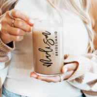 Custom Bridesmaid Name Geschenk Modernes, elegante