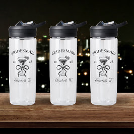 Custom Bridesmaid Water Flasche, Trauzeugin Gesche Trinkflasche