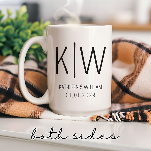 Custom Bridge & Groom Tasse, Gastgeschenk Hochzeit Kaffeetasse (bride and groom mug, his and hers mug, newlywed couple mug, bridal shower mug, engagement gift mug,)