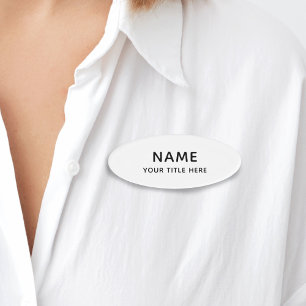 Custom Bright Yellow Simple Basic Modern Title Namenschild