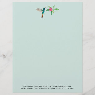 Custom Broad-Billed Hummingbird Briefbogen