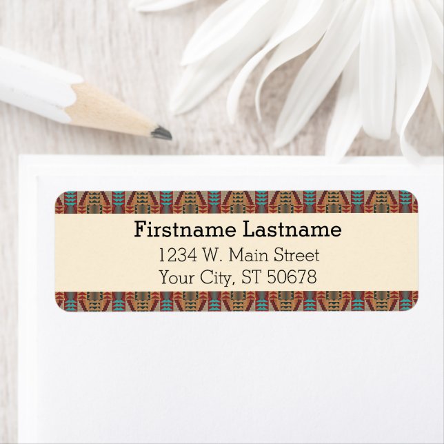 Custom Brown Red Terracotta Türkis Blue Mosaik (Insitu)