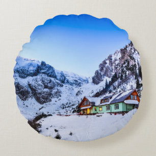 Custom Brushed Round Throw Kissen Malaiesti