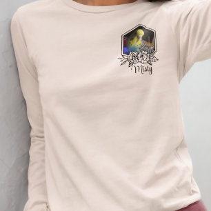 Custom Budgie Personalisiert Pet Foto & Name Flora Tri-Blend Shirt