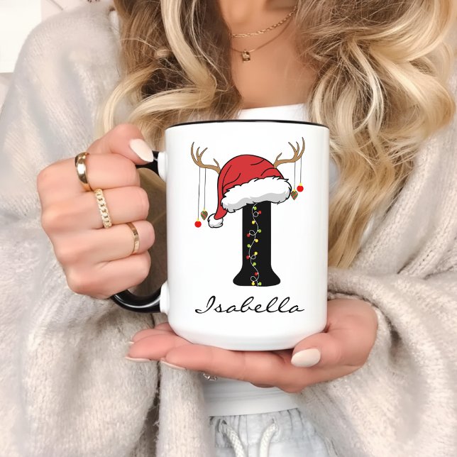 Custom Bulk Christmas Mug for Employees & Teachers Tasse (personalized christmas mug, christmas alphabet mug, family christmas mug, santa claus mug for women,)
