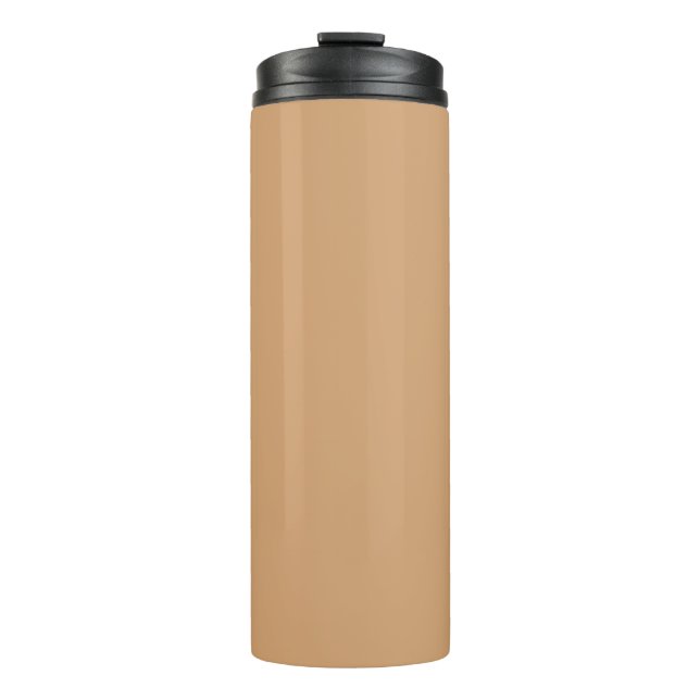 Custom Bulk Thermal Tumbler - Warm Sand Thermosbecher (Vorderseite)