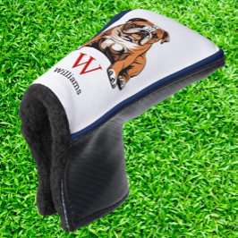 Custom Bulldog Putter Golf Headcover