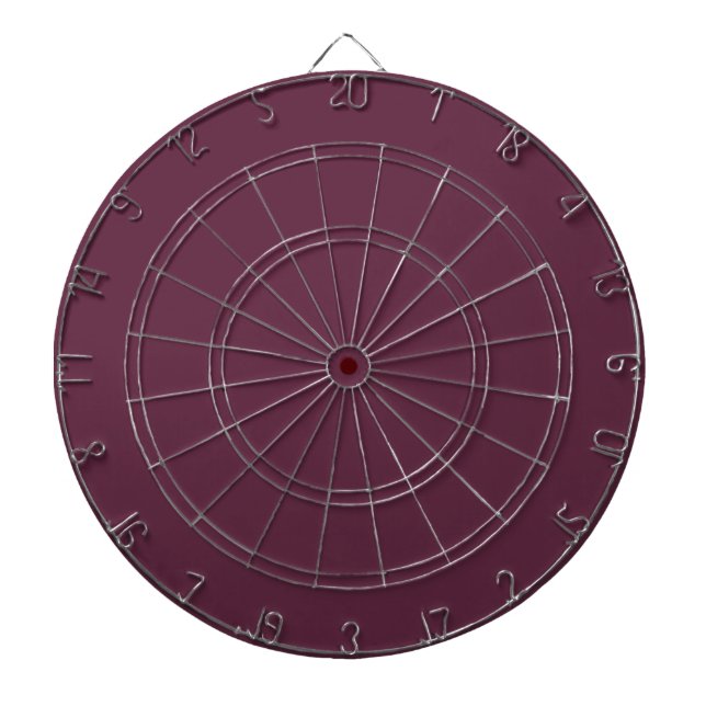 Custom Burgundy Dartboard Dartscheibe (vorne)