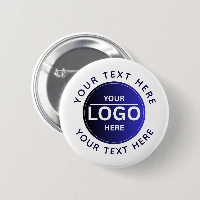 Custom Business Brand Logo Button (Vorne & Hinten)