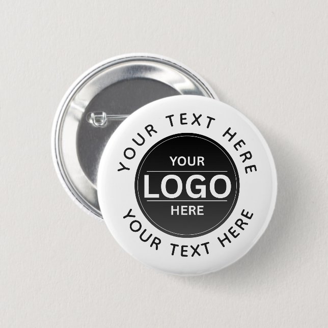 Custom Business Brand Logo Button (Vorne & Hinten)