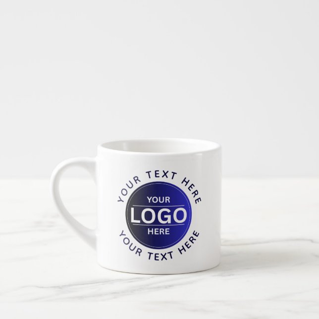 Custom Business Brand Logo Espressotasse (Links)