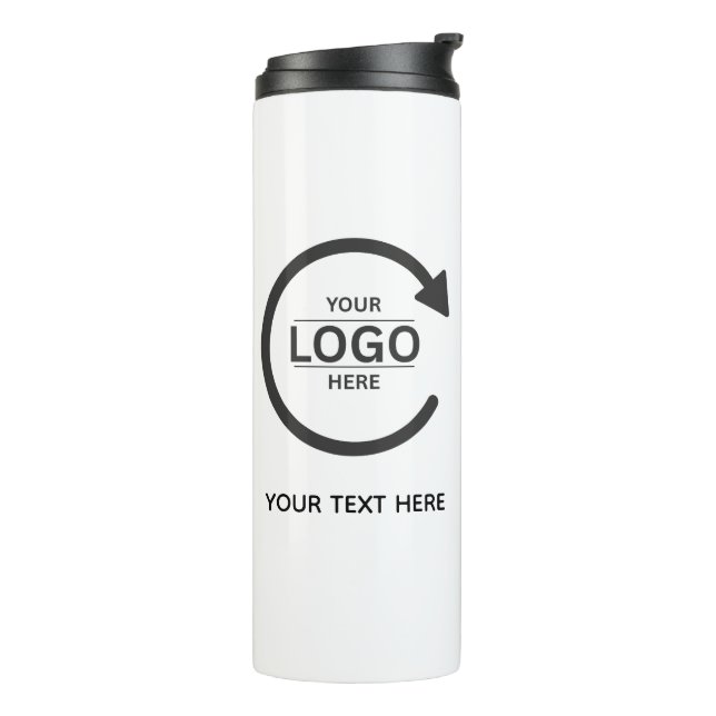 Custom Business Brand Logo Thermosbecher (Nach links gedreht)