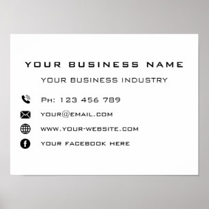 Custom Business Company Promotional Poster