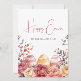 Custom Business Easter Greeting Card  Karte