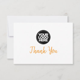 Custom Business Logo And Message Thank You Card Einladung