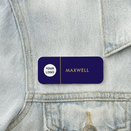 Custom Business Logo | Basic Employee Staff Namensschild