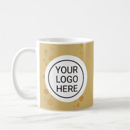 Custom Business Logo Branded Gold Kaffeetasse