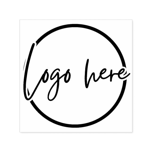 Custom Business Logo Company Branded Self-inking S Permastempel (Design)