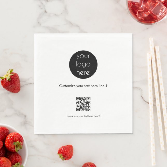 Custom Business Logo Company Promotional  Serviette (Beispiel)