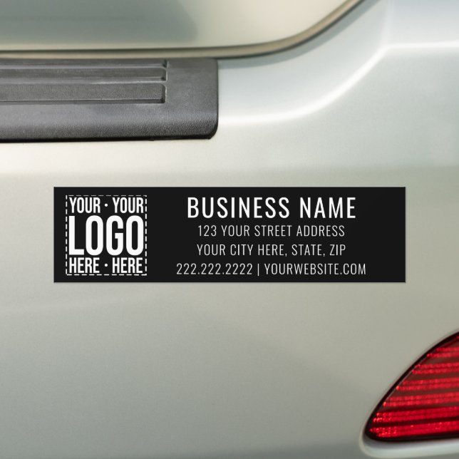 Custom Business Logo Corporate Company Modern Cool Autoaufkleber (Auf Auto)