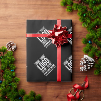 Custom Business Logo Corporate Company Modern Cool Geschenkpapier