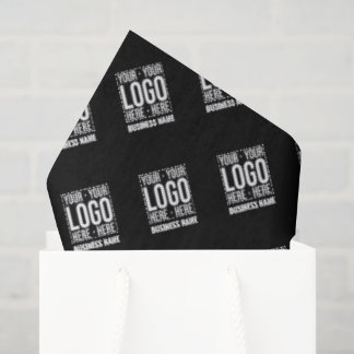 Custom Business Logo Corporate Company Modern Cool Seidenpapier