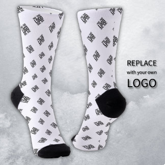 Custom Business Logo Corporate Company Modern Cool Socken