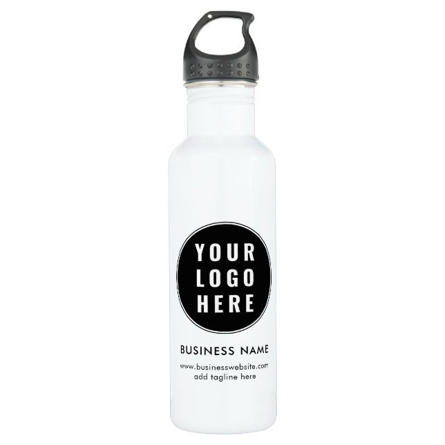 Custom Business Logo Corporate Promotional Edelstahlflasche (Vorderseite)