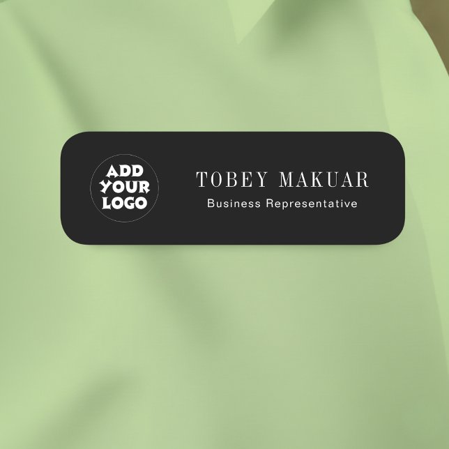 Custom Business Logo Employee Staff Name Tag Namensschild (Von Creator hochgeladen)