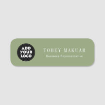 Custom Business Logo Employee Staff Name Tag