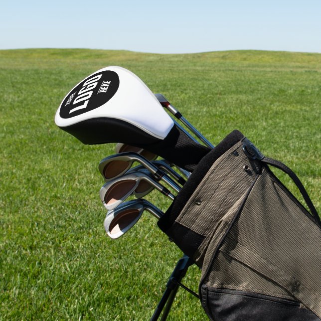Custom Business Logo Golf Head Cover — Branded Golf Headcover (In SItu)