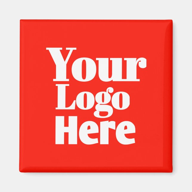 Custom Business Logo Keychain Magnet (Vorne)